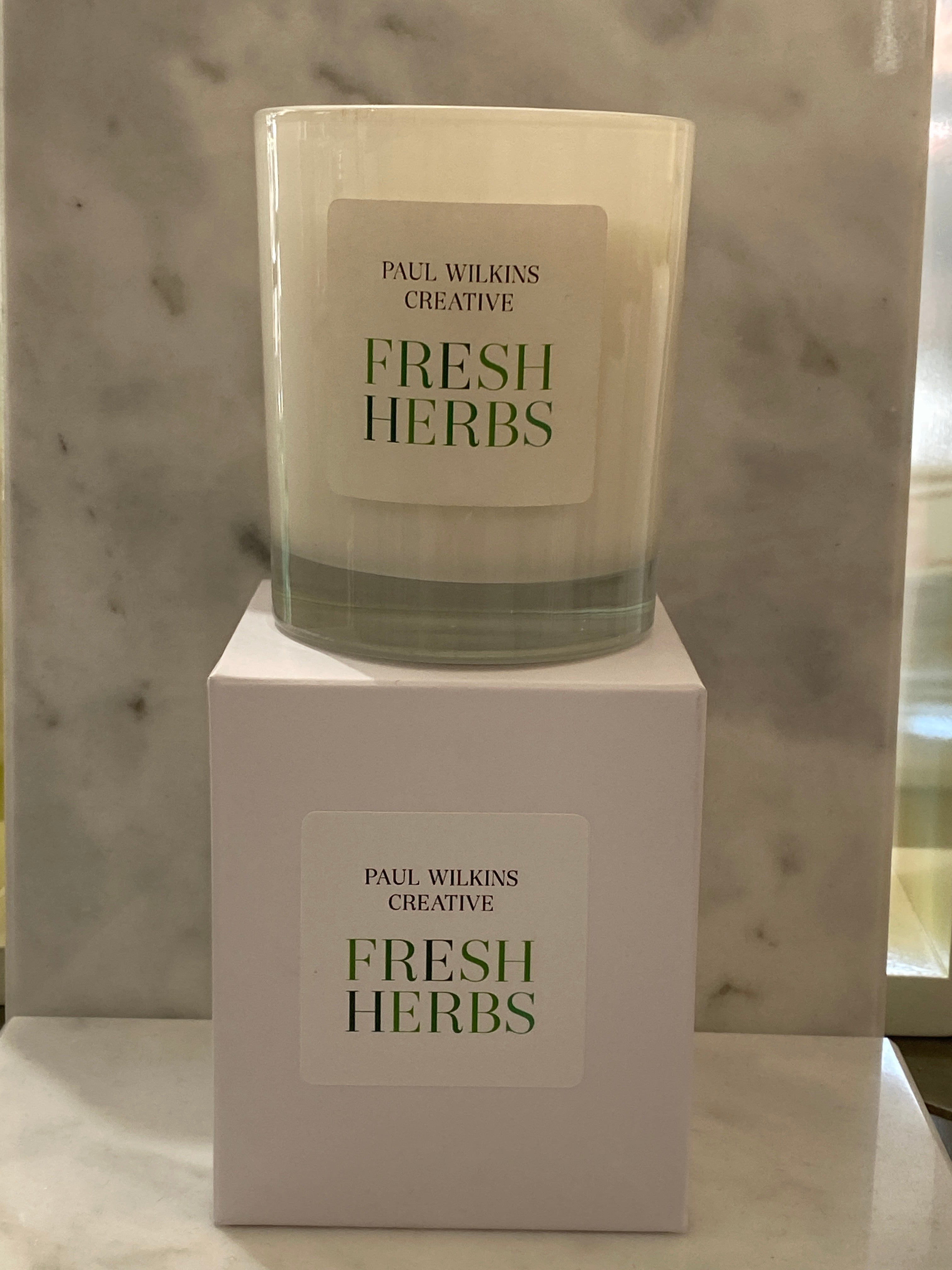 Paul Wilkins Creative Fresh Herb Scented Candle